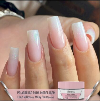 Pó Acrílico Milky Shine Forms