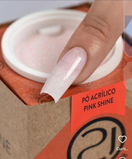 PO ACRILICO NAILS 21 PINK SHINE