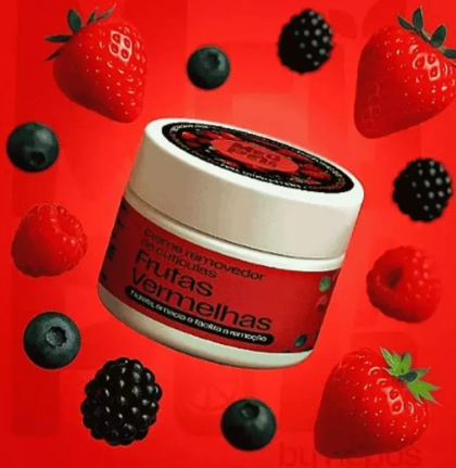 Repos  Creme Removedor de Cuticulas Frutas Vermelhas 120g