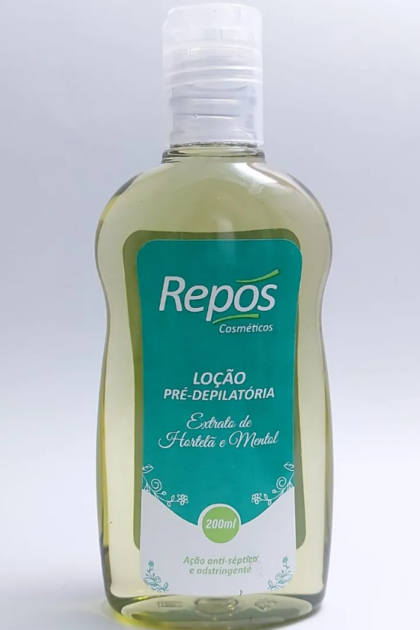 Locao Pre Depilatoria hortela Repos 200 ML