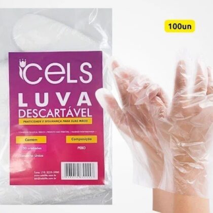 LUVA DESCARTAVEL 100 UN CELS