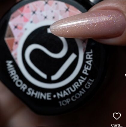 Top Coat Mirror Shine Natural Pearl nails 21